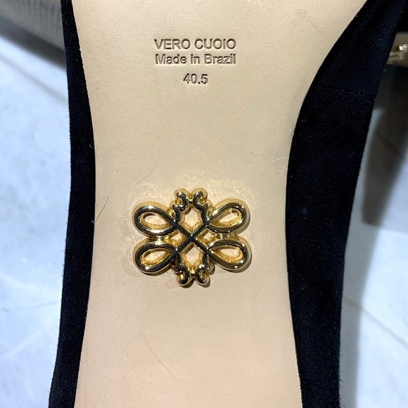 Zevelle black suede heels size 9.5 - Picture 9 of 9